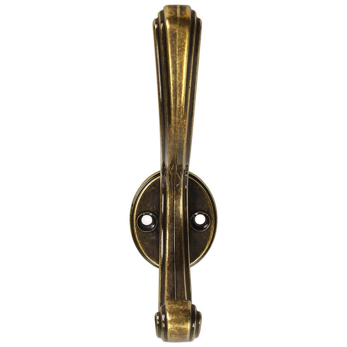 GAMET - Colgador Doble Doble ZAMAK Cuero Viejoo WR45