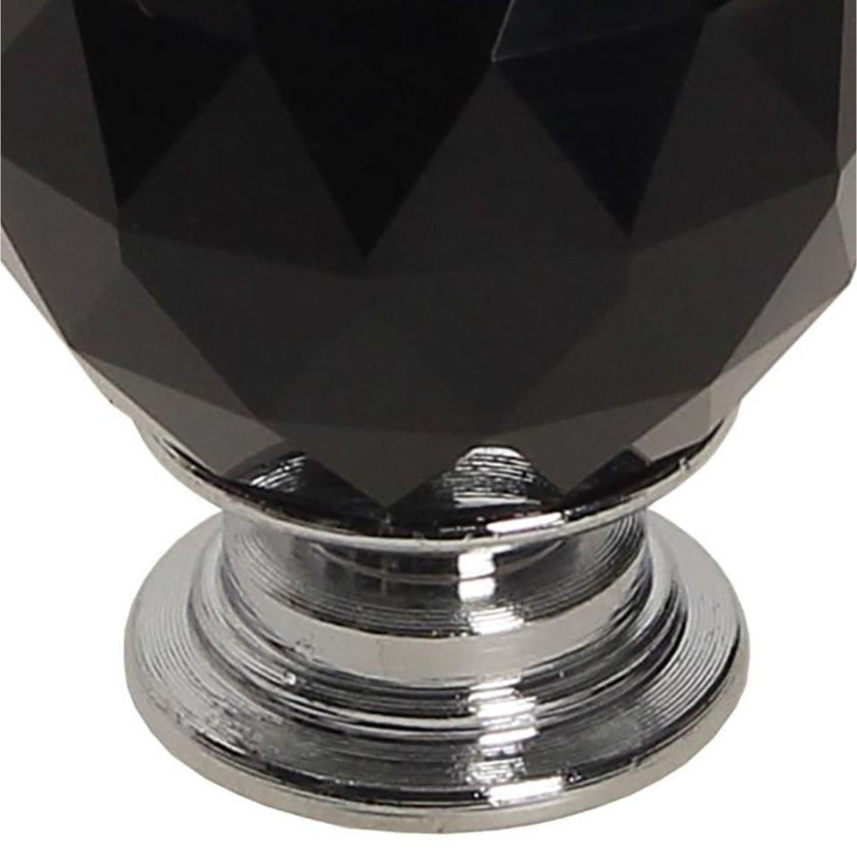 FIXSER - Jalador de Perilla Cristal Negro GP14 30 mm