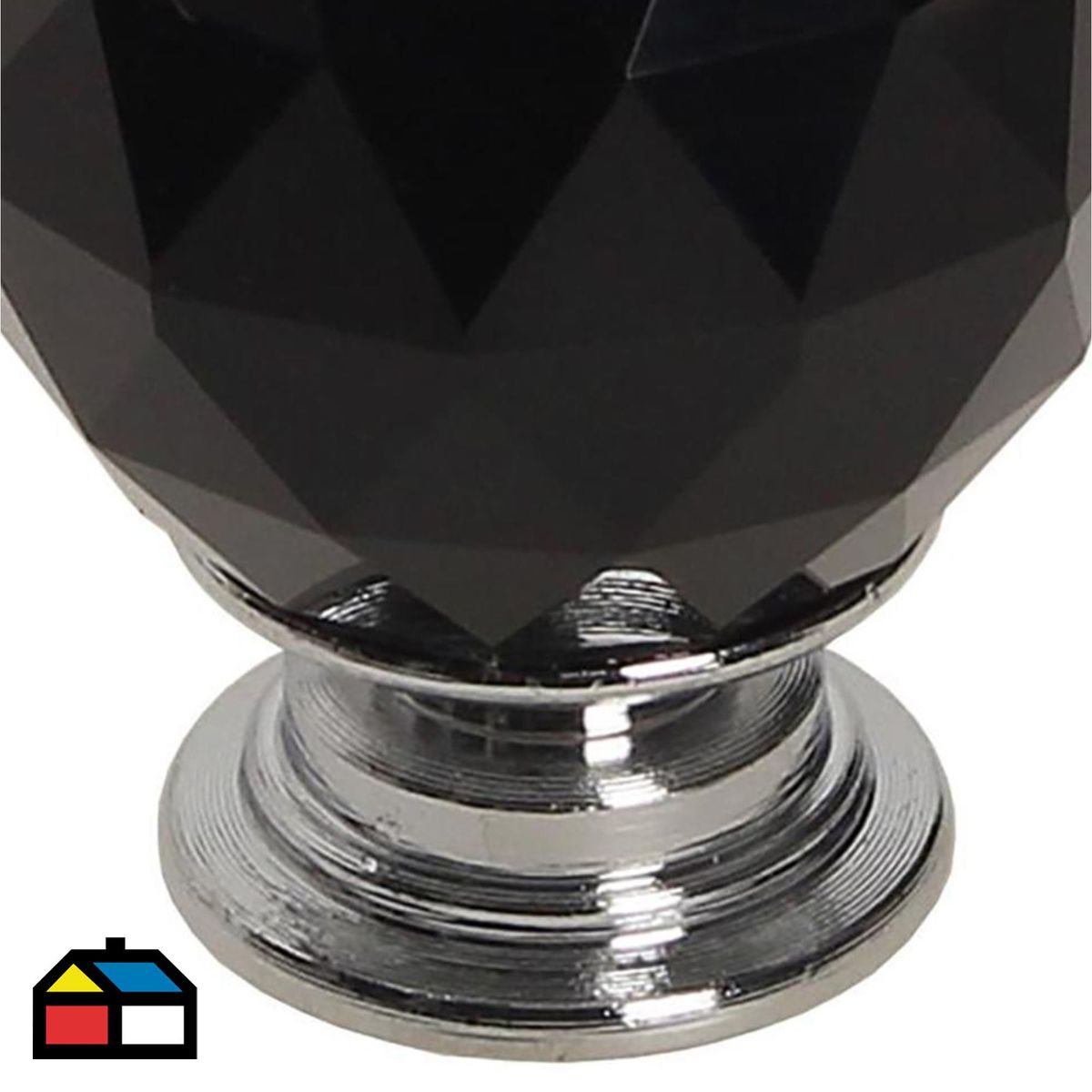 FIXSER - Jalador de Perilla Cristal Negro GP14 30 mm