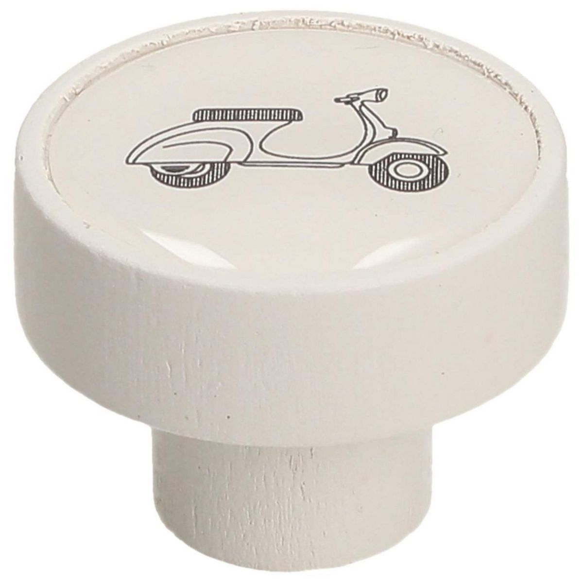 FIXSER - Jalador de Perilla Haya Blanco Scooter GD08 36 mm