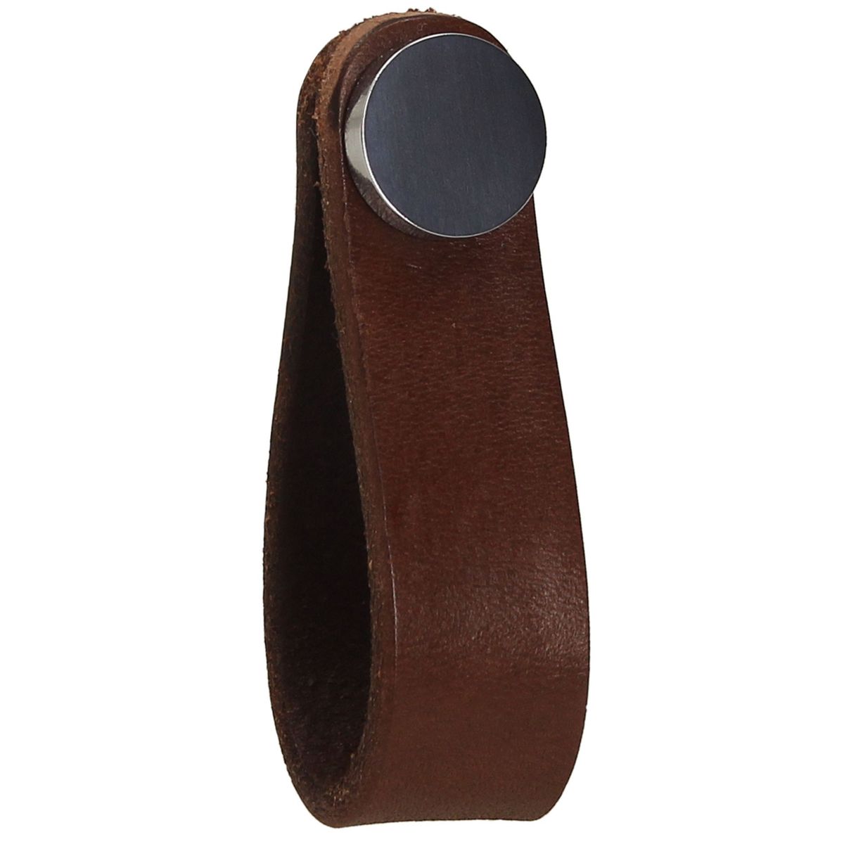 FIXSER - Jalador de Perilla Piel Beige Botón Oro GL24