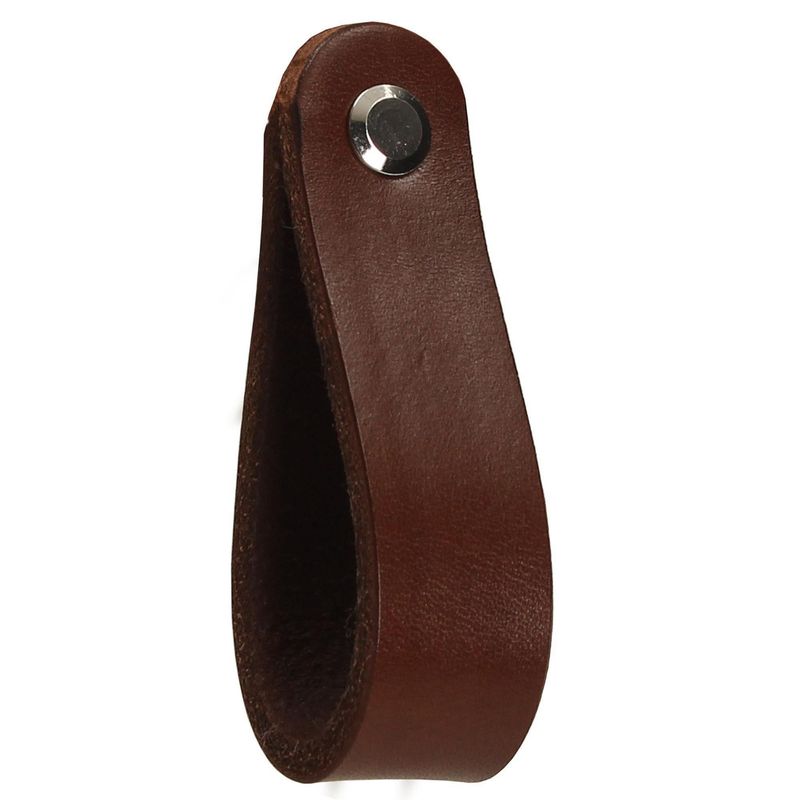 FIXSER - Jalador de Perilla Piel Marrón GL21 128 mm