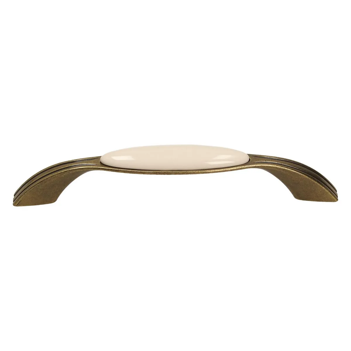 FIXSER - Jalador de Asa Porcelana Beige Cuero Viejo BG 128 mm