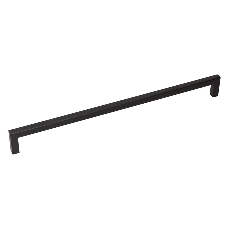 FIXSER - Tirador de Asa Acero Inoxidable Negro Mate UU86 160 mm.