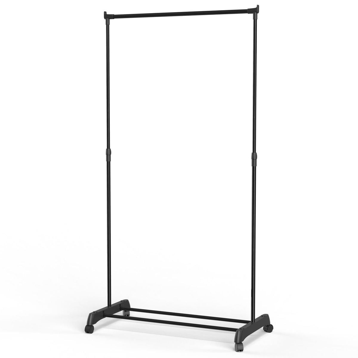 JUST HOME COLLECTION - Stand de Ropa 80x42x160cm Negro