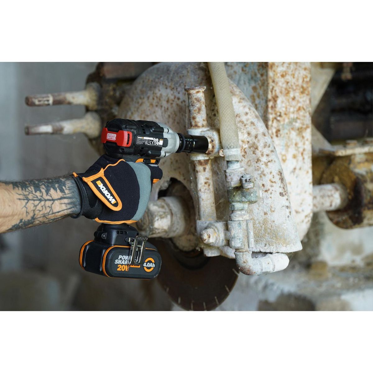 WORX - Batería 20v 4.0Ah Doble Carcas