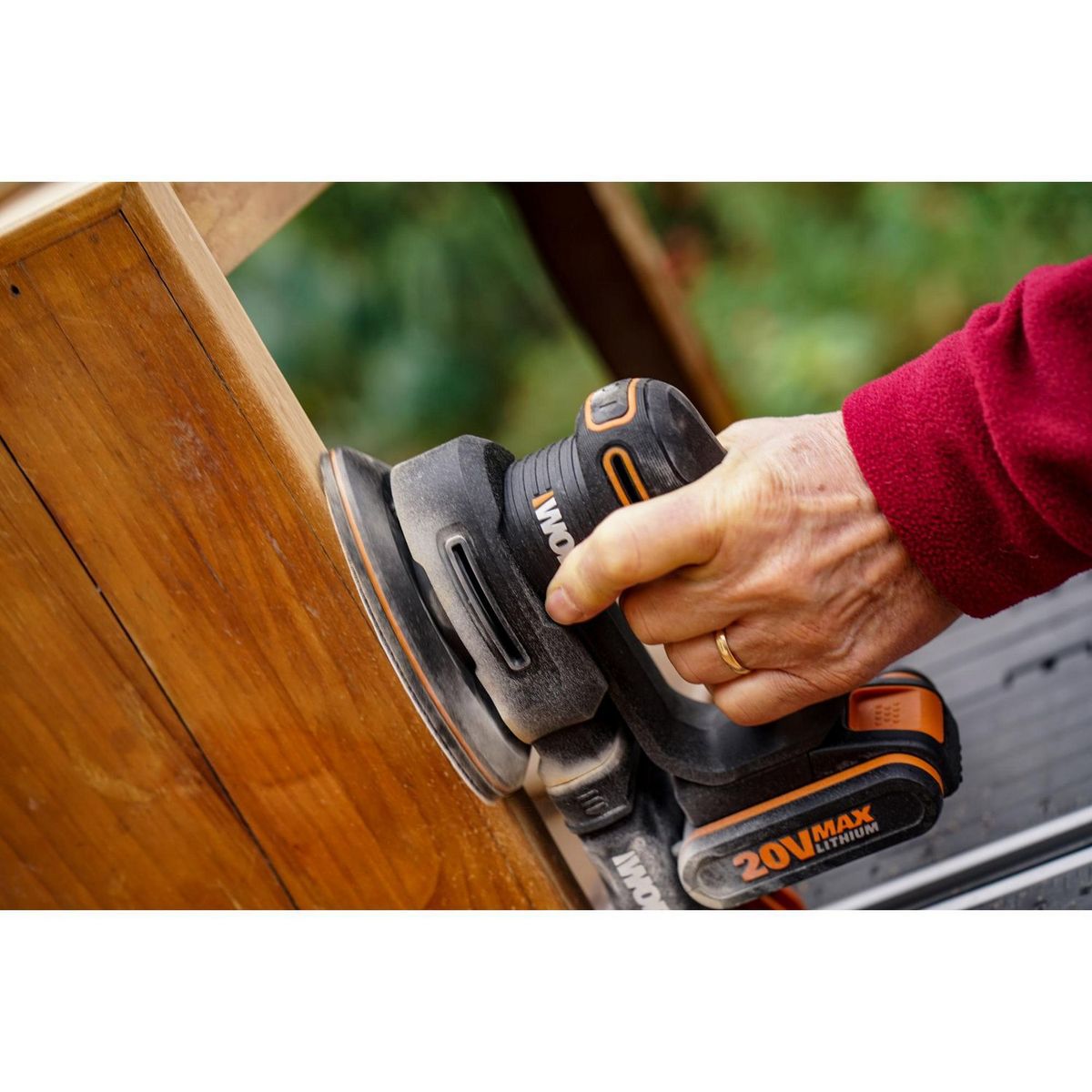 WORX - Lijadora Multiple Inalámbrica 5en1 20V + Accesorios (Sin batería) Worx