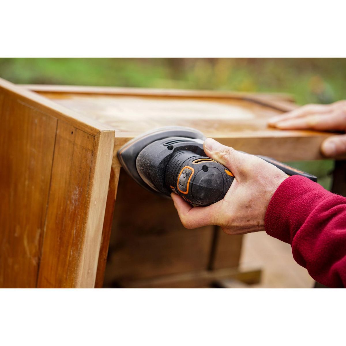 WORX - Lijadora de Ratón Inalámbrica 20V + Accesorios (Sin batería) Worx