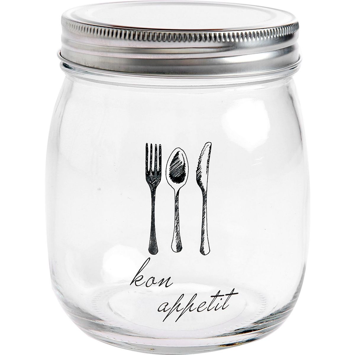 JUST HOME COLLECTION - Frasco De Vidrio Letras 650Ml