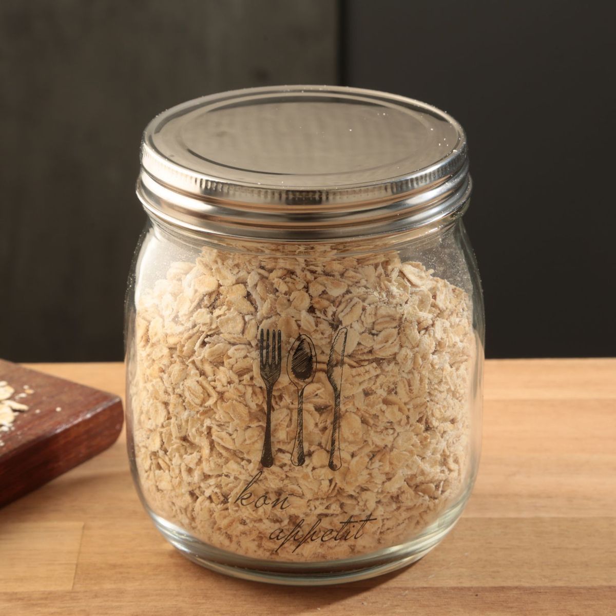 JUST HOME COLLECTION - Frasco De Vidrio Letras 650Ml