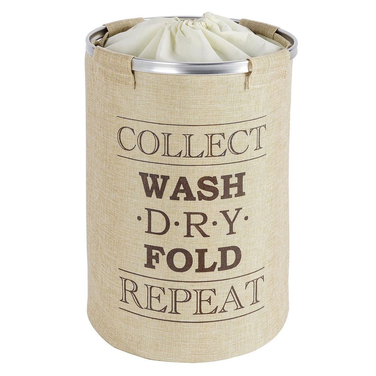 WENKO - Cesto de Ropa Ringo Beigie