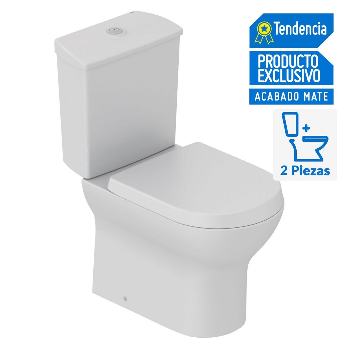 ROCA - WC Inodoro Roca Dos Piezas Atis Perla