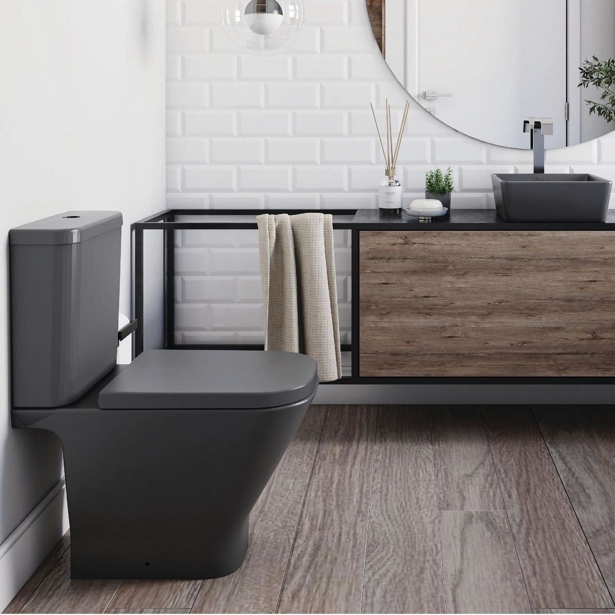 ROCA - Lavamanos para Sobreponer Roca Domus CQ35 Onix