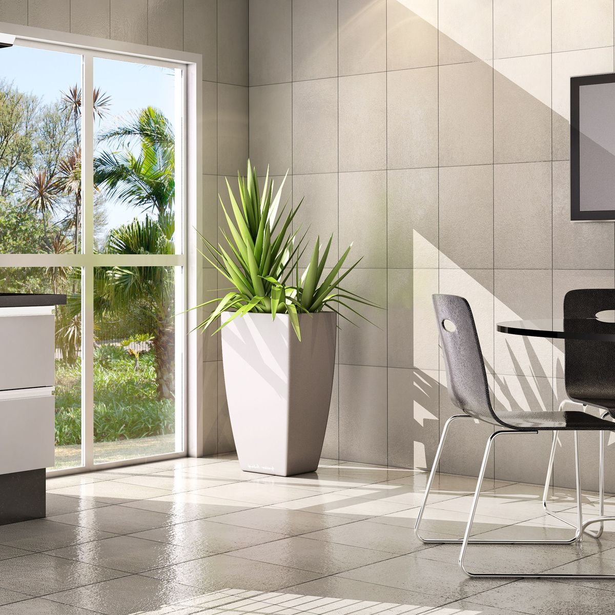 HOLZTEK - Cerámica Beige Cementicio 45X45cm 2m2 Espana Beige