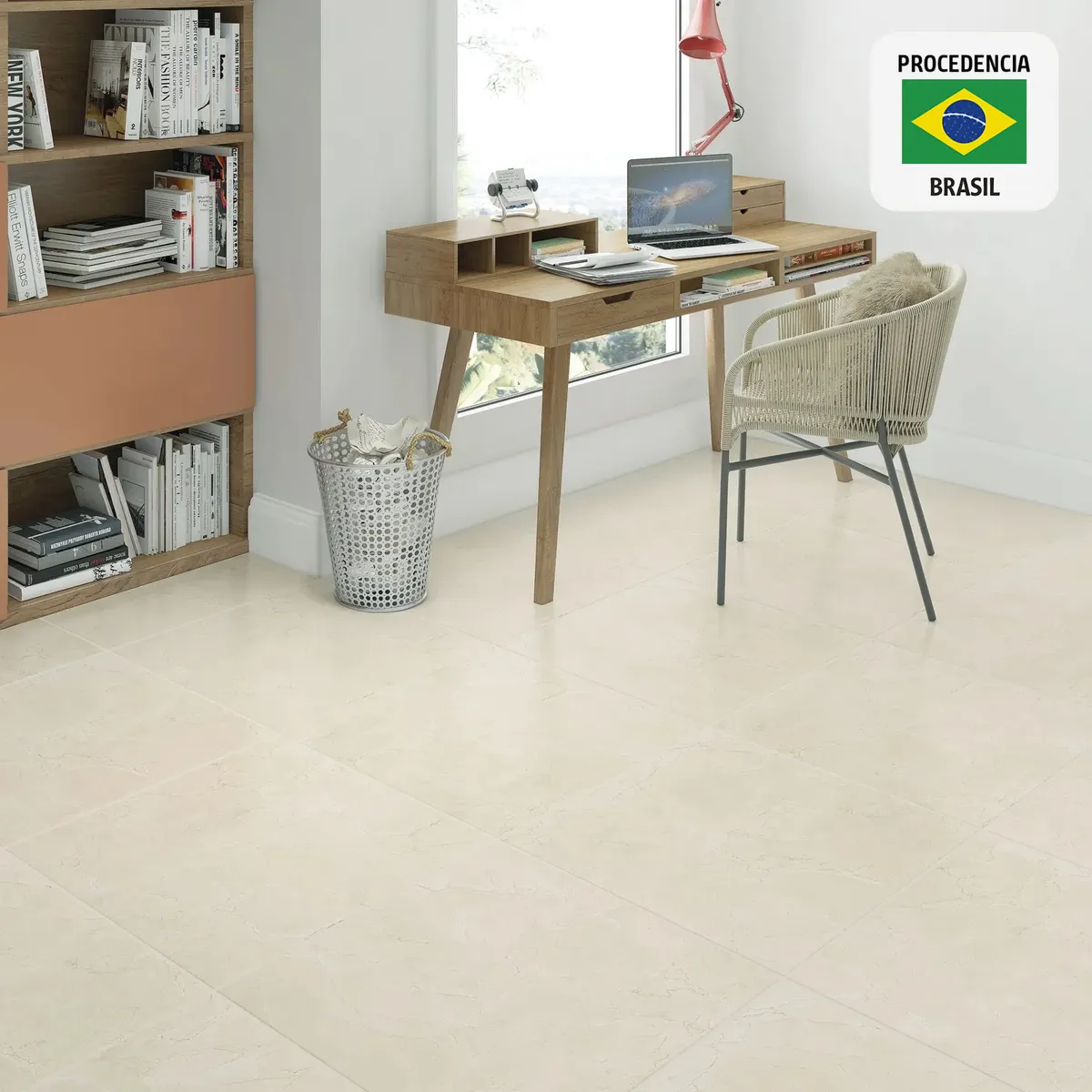 HOLZTEK - Ceramica Beige Marmol 62x62cm 2.32m2
