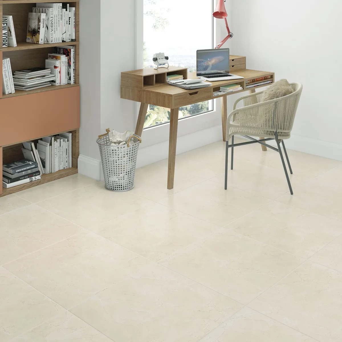 HOLZTEK - Ceramica Beige Marmol 62x62cm 2.32m2