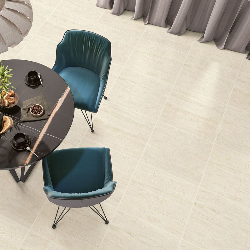 HOLZTEK - Cerámica Beige 62x62 Marmoladas Mate 2.32 m2