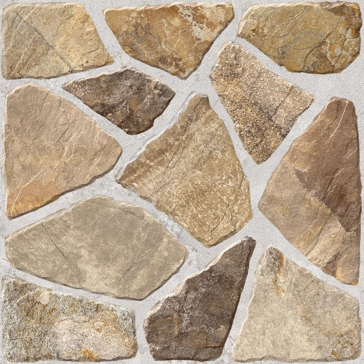 HOLZTEK - Ceramica Marrón Rustico 45x45cm 2m2