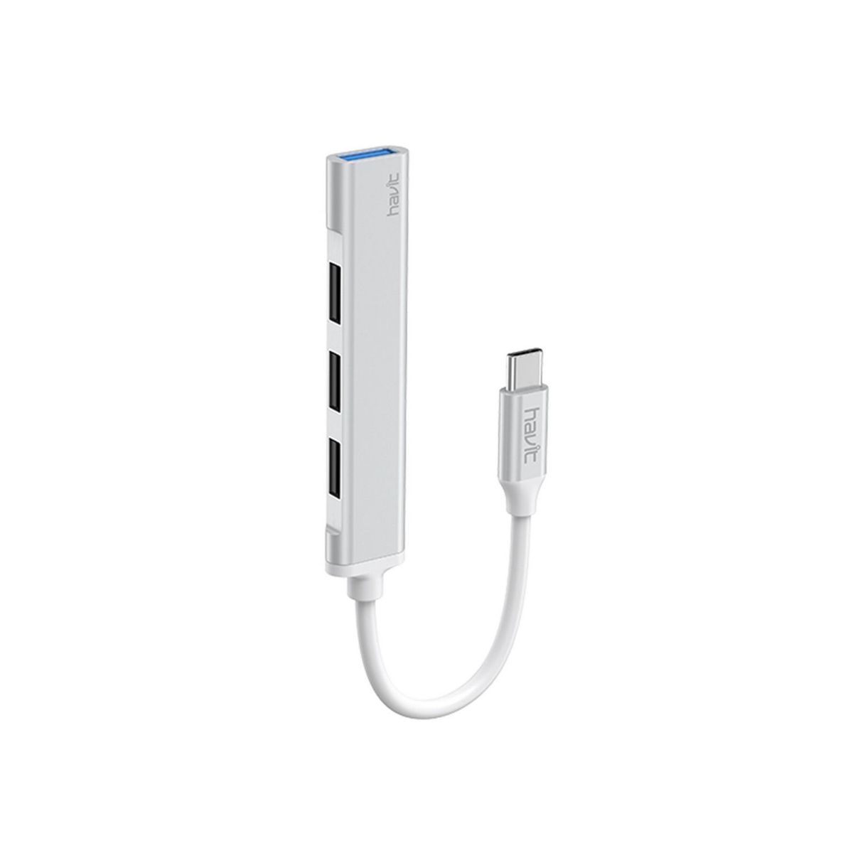 HAVIT - Adaptador Hub Type-C Havit Blanco