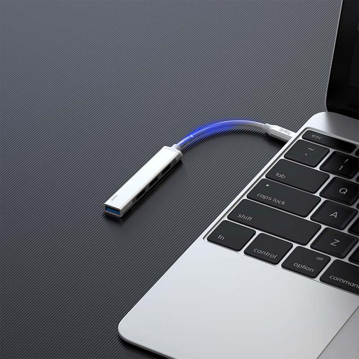 HAVIT - Adaptador Hub Type-C Havit Blanco