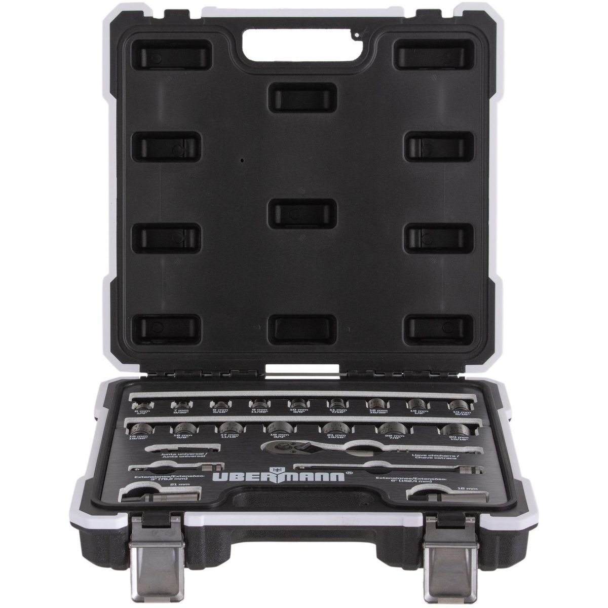 UBERMANN - Set Ratchet Ubermann 3/8 22 Piezas