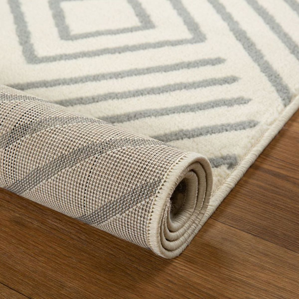 JUST HOME COLLECTION - Sb Alfombra Ferrara Rombo 133X190 Cm Bg