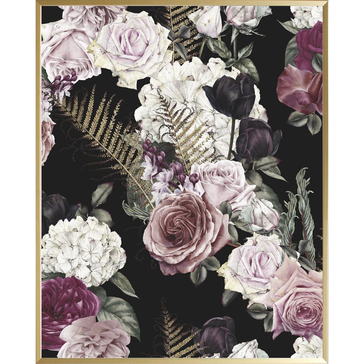 JUST HOME COLLECTION - Set x3 Cuadros Rectangulares Flores 40x50cm