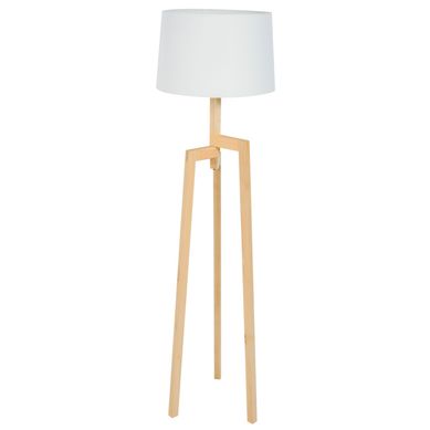 Lmpara de Pie Maite 1L E27 Blanco/ caf