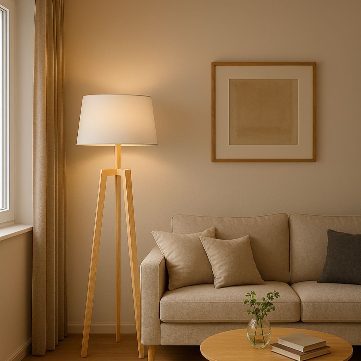 JUST HOME COLLECTION - Lámpara de Pie Maite E27 60W