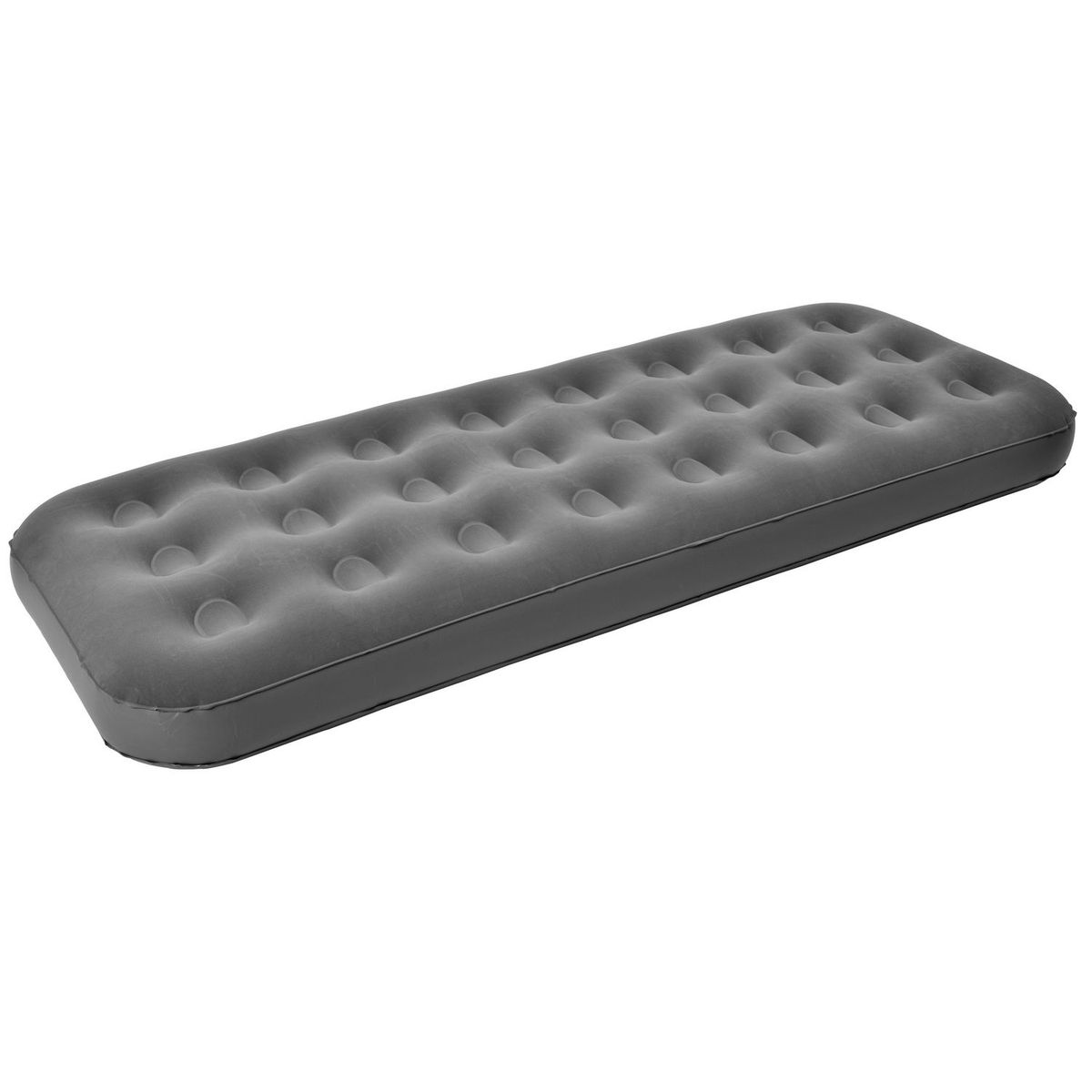 KLIMBER - Combo 2 Colchones Inflables 1 Plaza Klimber Plomo + 2 Almohadas + Bomba