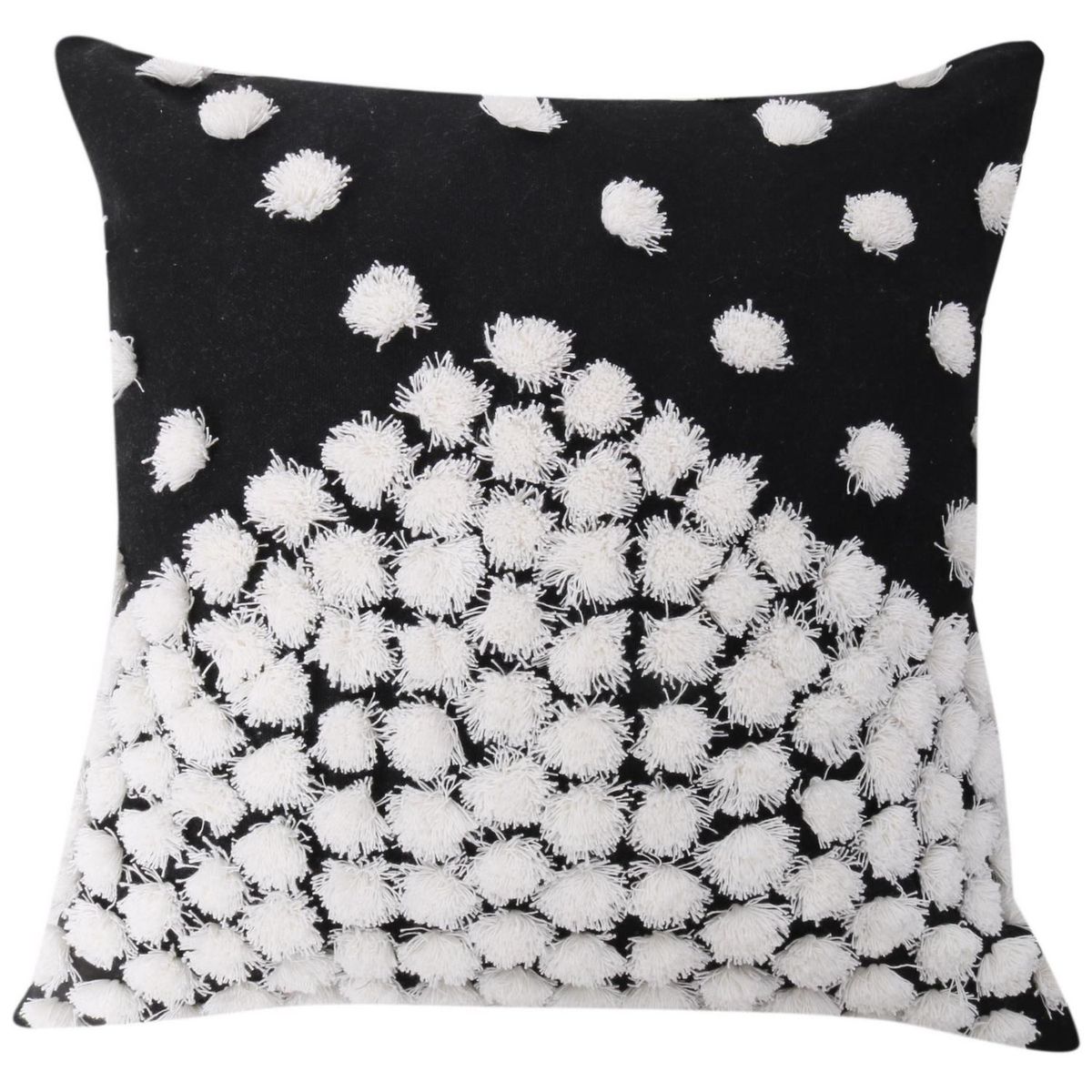 HOMY - Cojín Focal Boho Negro 45x45cm