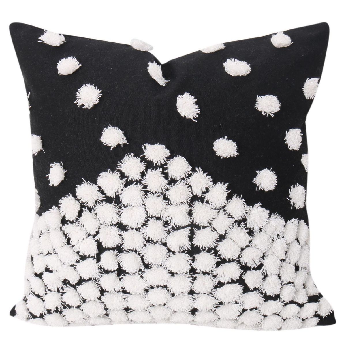 HOMY - Cojín Focal Boho Negro 45x45cm