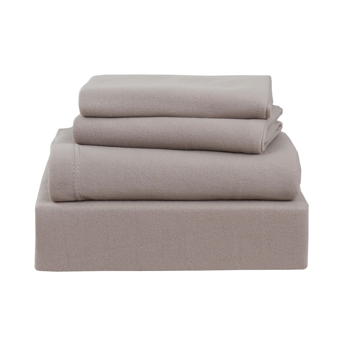 HOMY - Sábana Polar Taupe 1.5plz