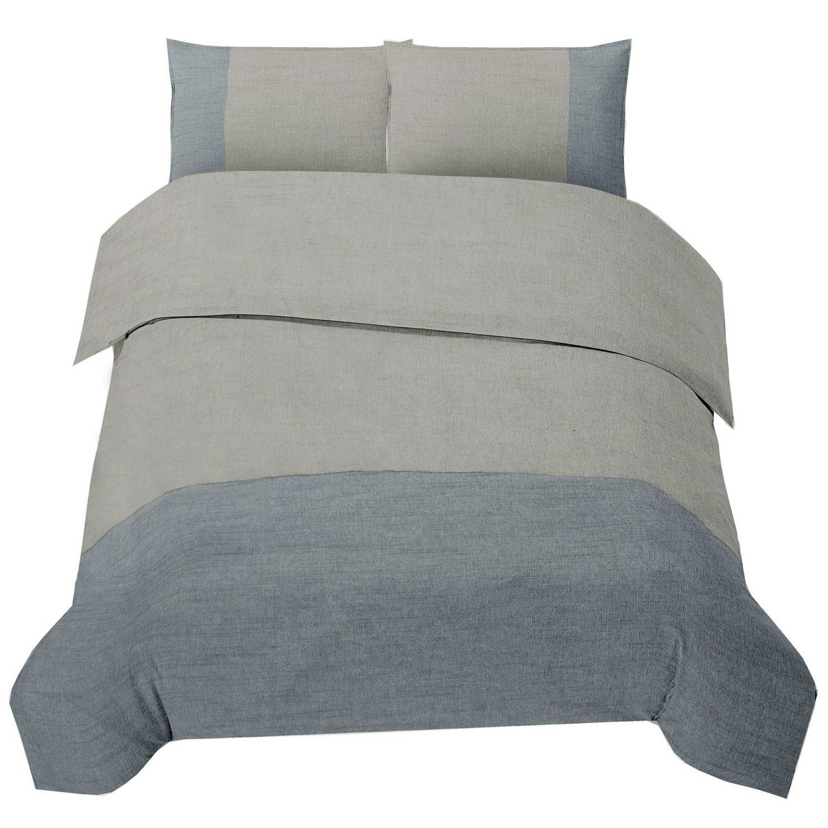 HOMY - Plumón Loneta Azul 2P