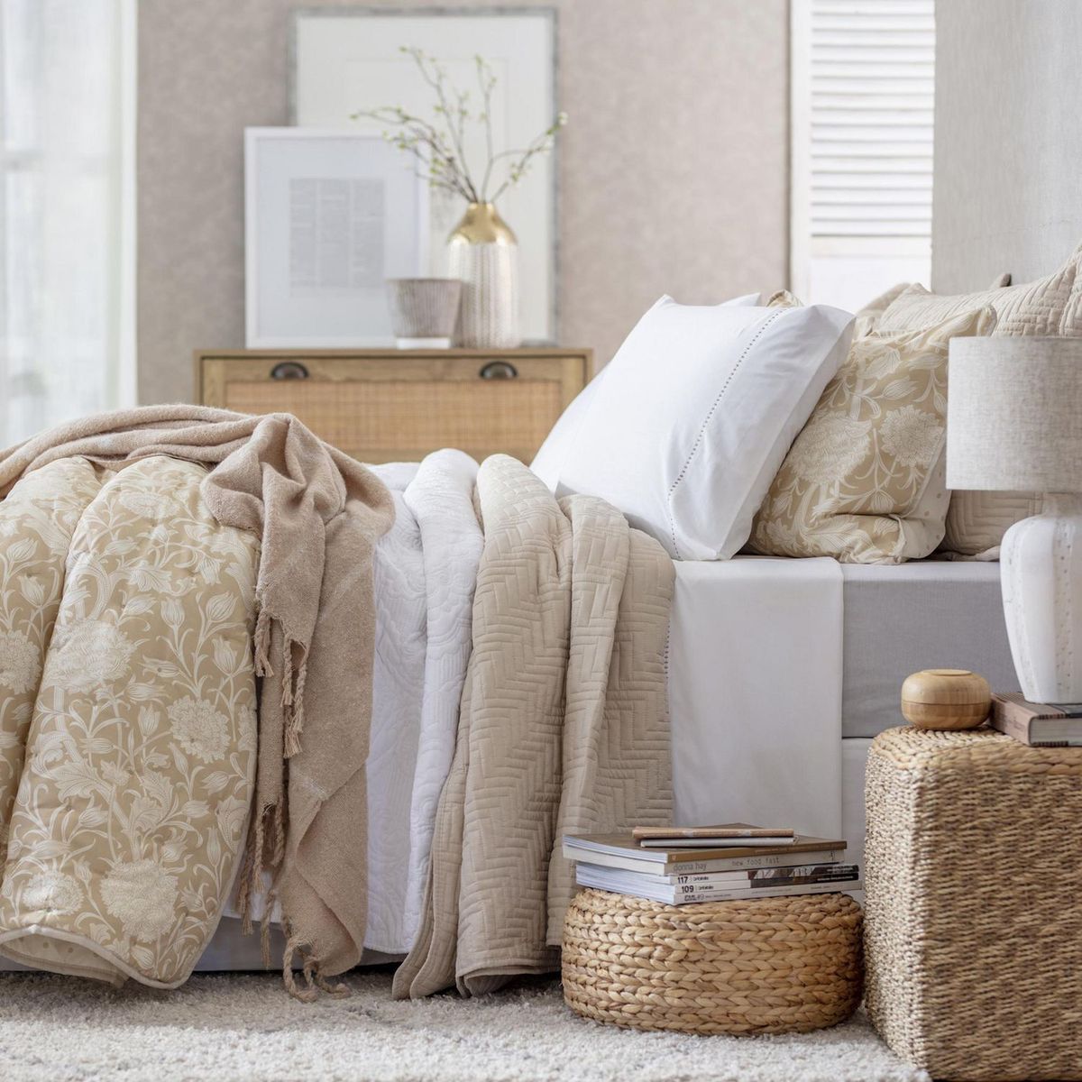 HOMY - Manta Clasic Beige 130x160cm