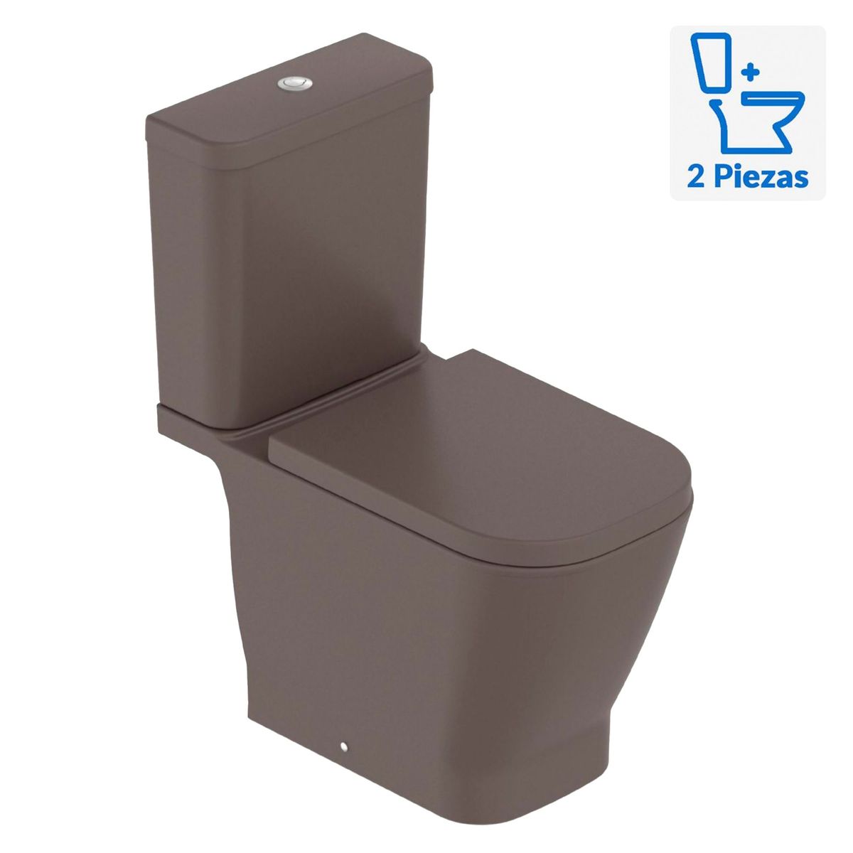 ROCA - WC Inodoro Roca Dos Piezas Cassandra CafÃ©