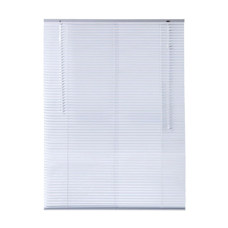 JUST HOME COLLECTION - Persiana Horizontal De Aluminio 80x165cm Plateado