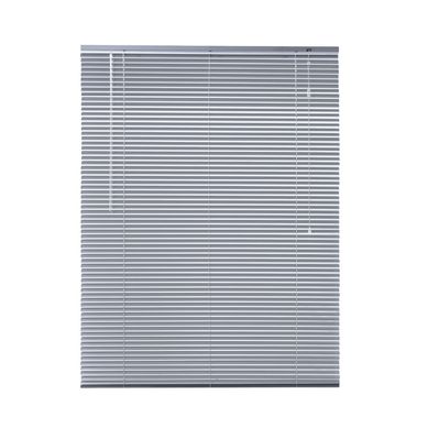 Persiana Horizontal De Aluminio 160x165cm Plateado