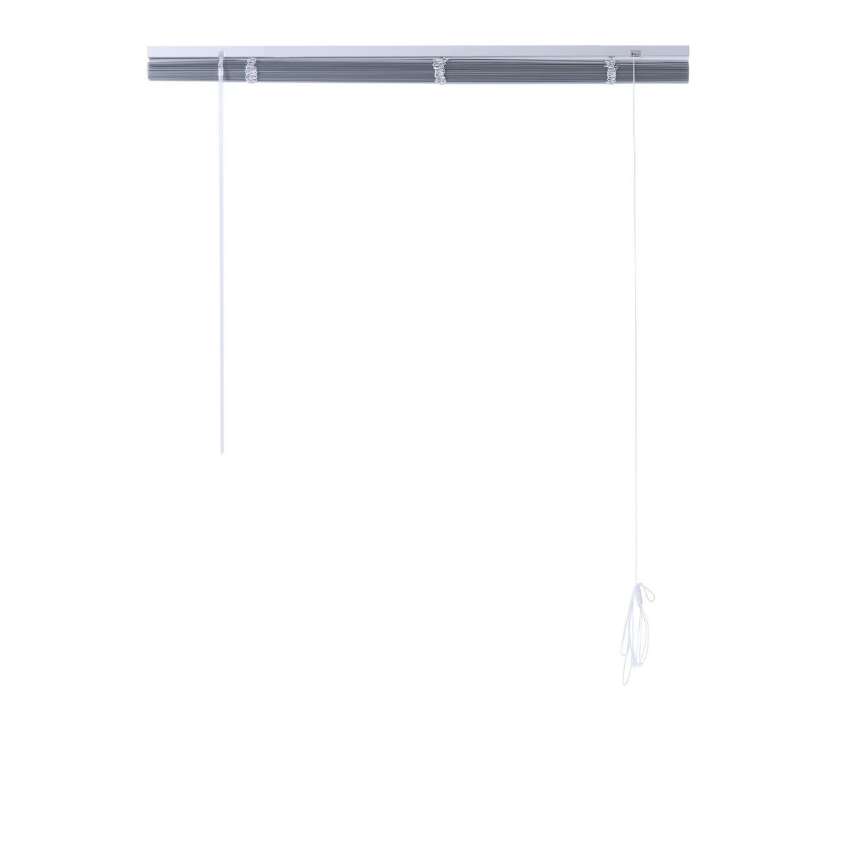 JUST HOME COLLECTION - Persiana Horizontal De Aluminio 160x165cm Plateado