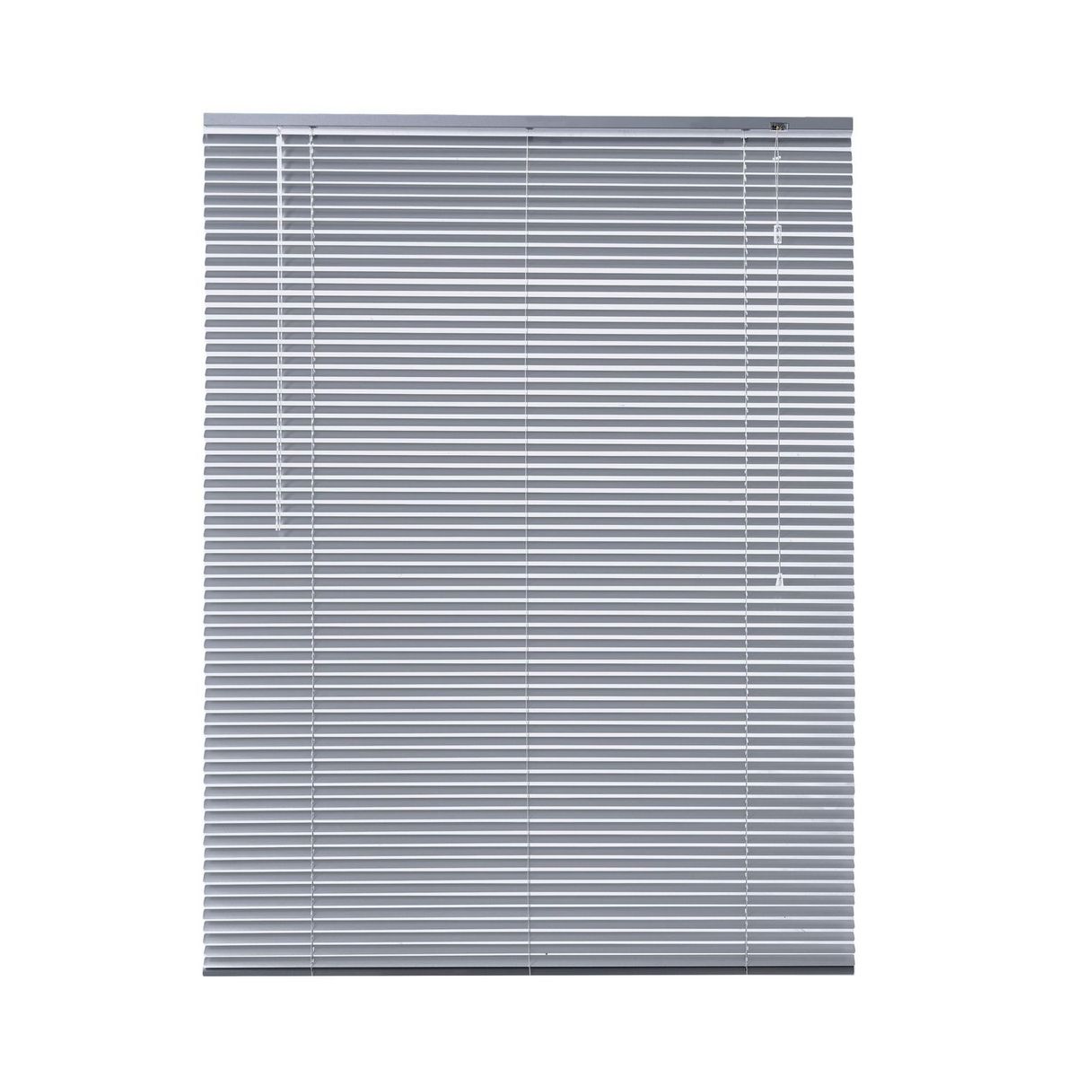 JUST HOME COLLECTION - Persiana Horizontal De Aluminio 180x180cm Plateado