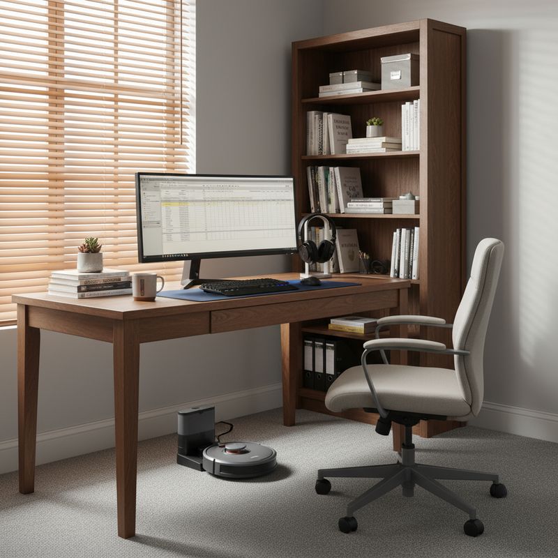 JUST HOME COLLECTION - Persiana Horizontal De PVC 160x165cm Taupe