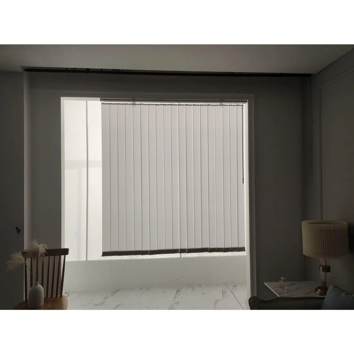 JUST HOME COLLECTION - Persiana Vertical Blanco 160x165cm