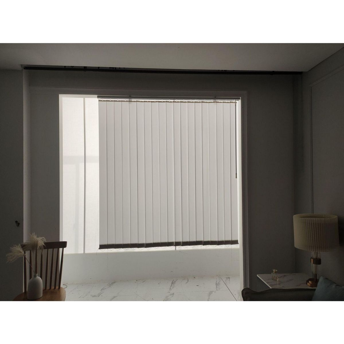 JUST HOME COLLECTION - Persiana Vertical Blanco 200x215cm