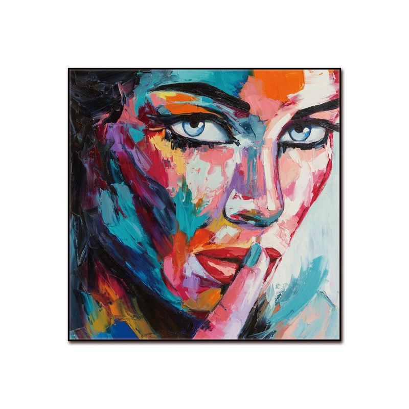 HOMY - Cuadro Acrílico Mujer1 80x80cm