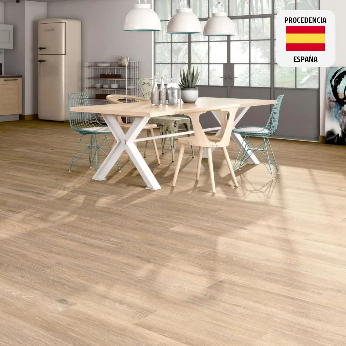 PAMESA - Porcelanato Marrón Maderado 20x120cm 1.68m2