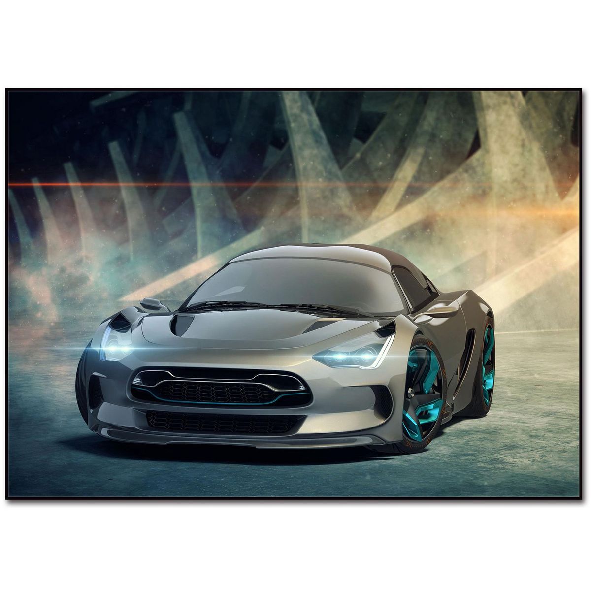 HOMY - Cuadro Acrílico Auto2 50x70cm