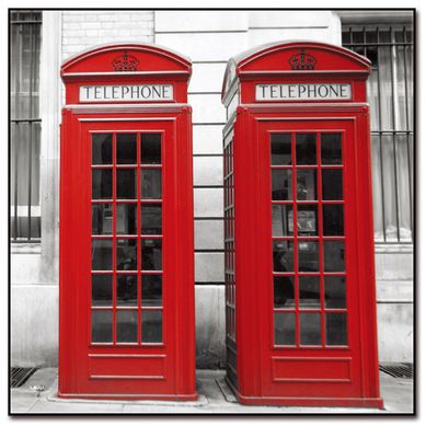 Cuadro Acrlico London3 50x50cm