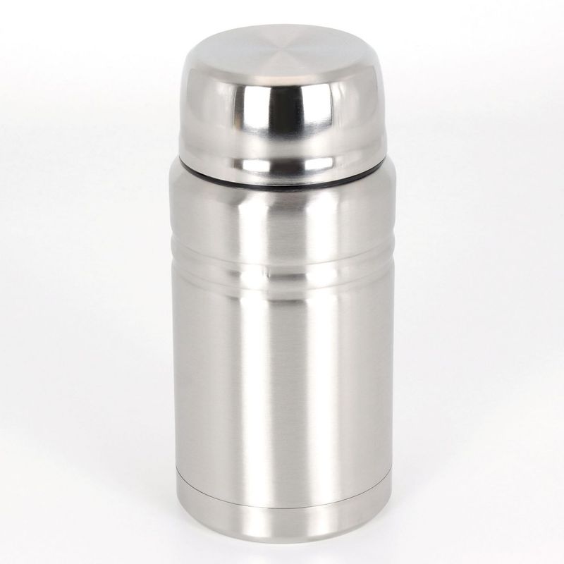 JUST HOME COLLECTION - Termo de Comida Negro/Plata 0.75l