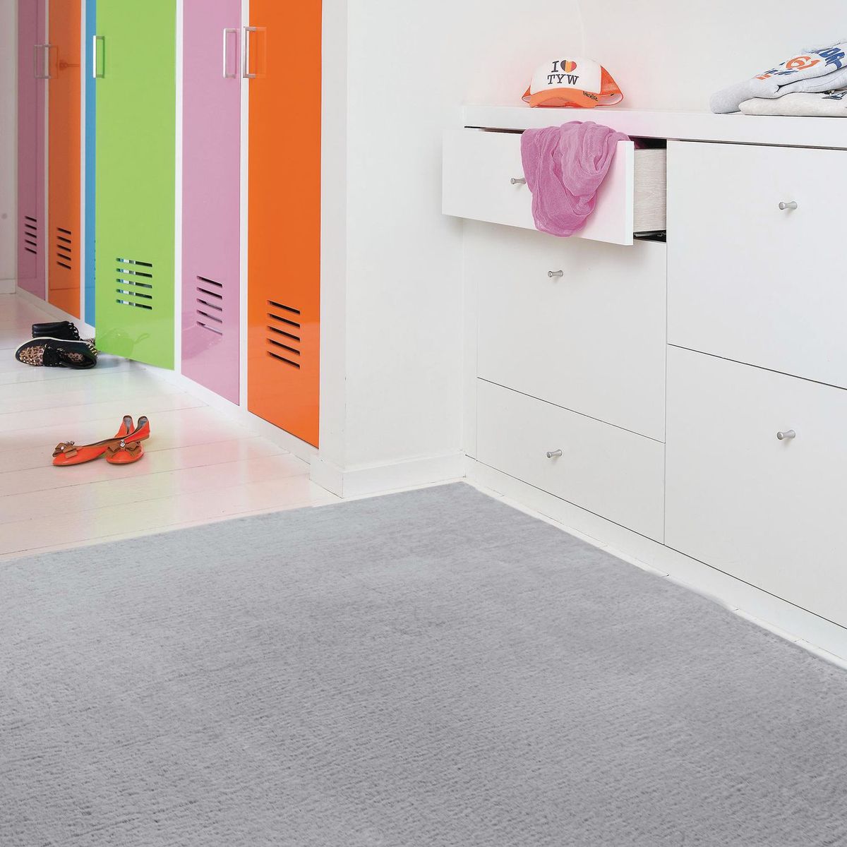 JUST HOME COLLECTION - Camino Fox Lisa Gris 60x90cm