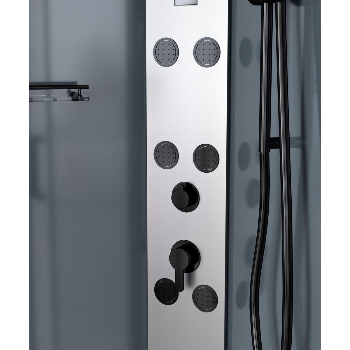 SENSI DACQUA - Cabina Curva 6mm 90x90x217cm